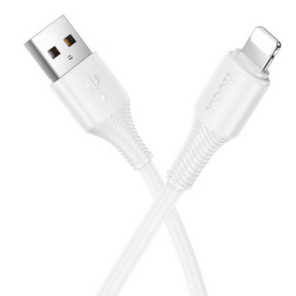 Кабель USB Hoco X120 Lightning 2.4A (Білий)
