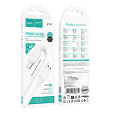 Кабель USB Hoco X120 Lightning 2.4A (Білий)