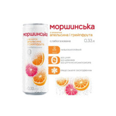 Моршинська Апельсин-Грейпфрут 0,33 ж/б, газ