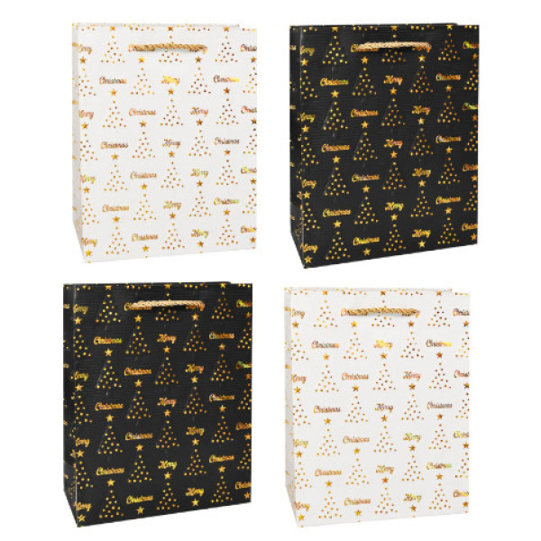 Подарунковий пакет новорічний (15*14*7см) 3123-10163