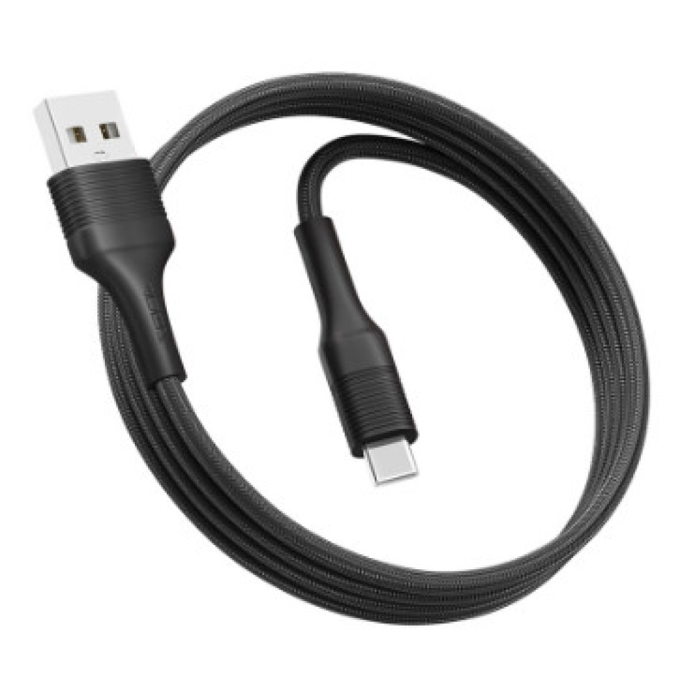 Кабель USB Ridea RC-ST74 StablePro Type-C 3A (Чорний)