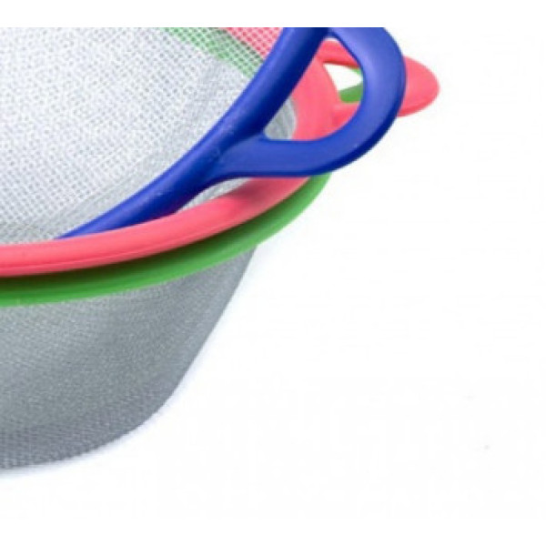 Сітка друшляк №5004-22 з пластиковими руч. 22*20см 24157