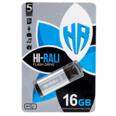 USB флеш-накопичувач Hi-Rali Stark 16gb (Сталевий)