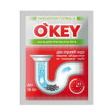 O'KEY Засіб д/труб гарячої води 70г