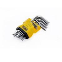 Набір шестигранників коротких CrV 9 шт (СИЛА) 202503