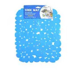 Килимок для кухонной мийки, силікон однотонний, кольори в асортименті 035KM