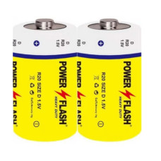 Батарейка Power Flash R20 жовта сольова 1шт