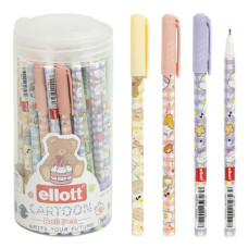 Ручка кулькова "Luva" "Ellott" ET2317T-50PVC синя