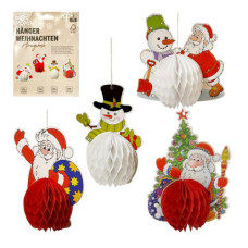 Паперові прикраси 4шт Новорічні історії CG-4