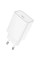 Мережевий Зарядний Пристрій Hoco C143A 1USB-C PD/QC 20W (Бiлий)