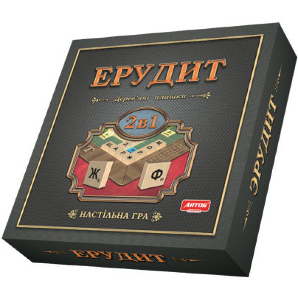 Настільні ігри "Ерудит 2 в 1" Преміум