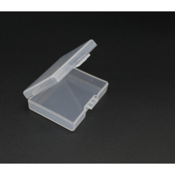 Органайзер пластиковий з відкидною кришкою 54х40х16 мм прозорий