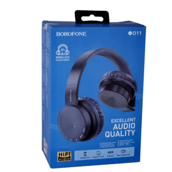 Бездротова Стерео Гарнітура Borofone BO11 Maily (Синiй)