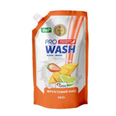 PRO WASH Рідке крем-мило дой-пак 460г Фруктовий мікс