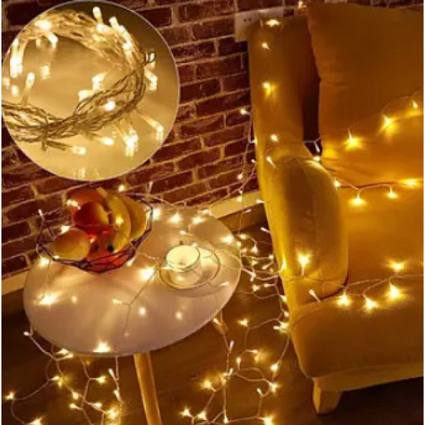 Гірлянда 100 LED Теплий білий (100)