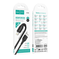 Кабель USB Hoco X120 Lightning 2.4A (Чорний)