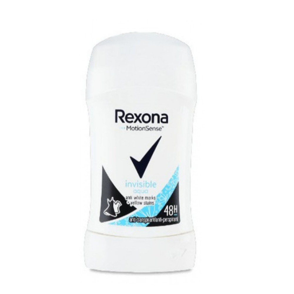 Антиперспірант стік Rexona жіночий Invisible Aqva, 40 мл