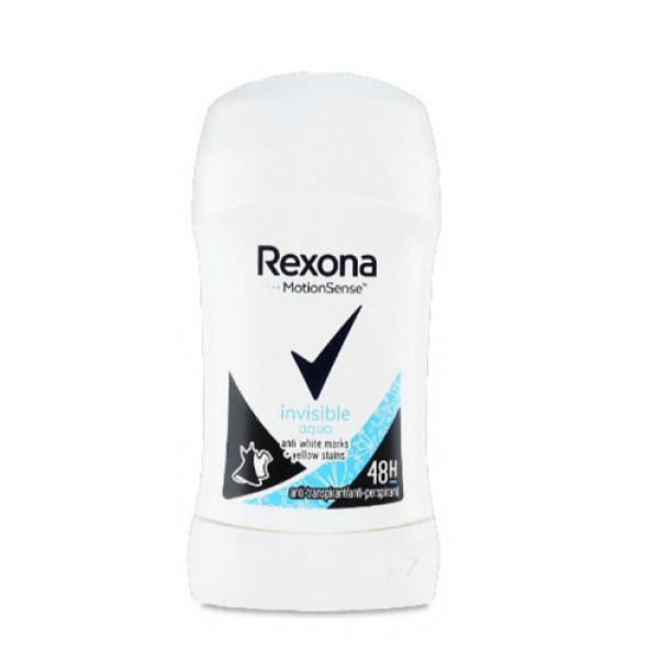 Антиперспірант стік Rexona жіночий Invisible Aqva, 40 мл