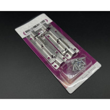 Замок затяжний. Колір "срібло". 63х21мм. 2шт\комплект