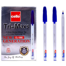 Ручка масляна "Tri-Maxs" Cello CL1806-50 синя
