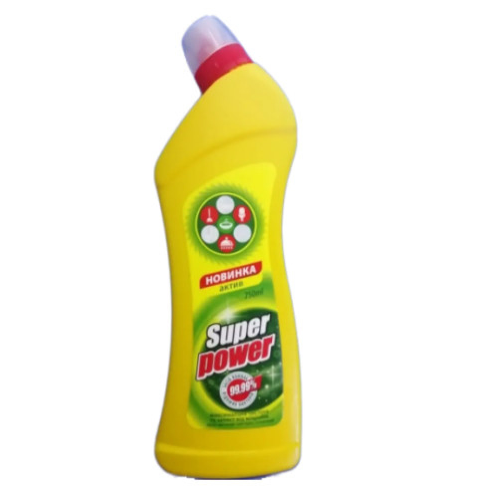 Засіб санітарно гігієнічний SUPER POWER (АКТИВ) 750 ml (12)