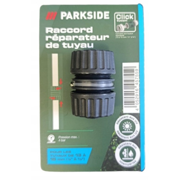 З'єднувач для садового шланга 13-15 мм 1/2 швидкоремонтний PARKSIDE