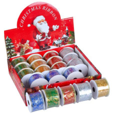 Стрічка декоративна "Новорічна" ширина 5см