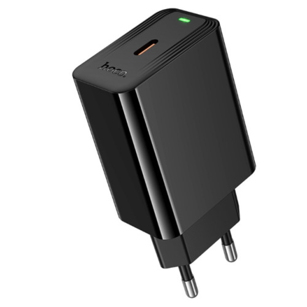 Мережевий Зарядний Пристрій Hoco CS93A 1USB-C PD/QC 20W (Чорний)