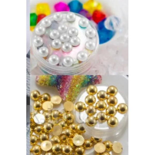 Полубуси Жемчуг, мал 20шт/уп