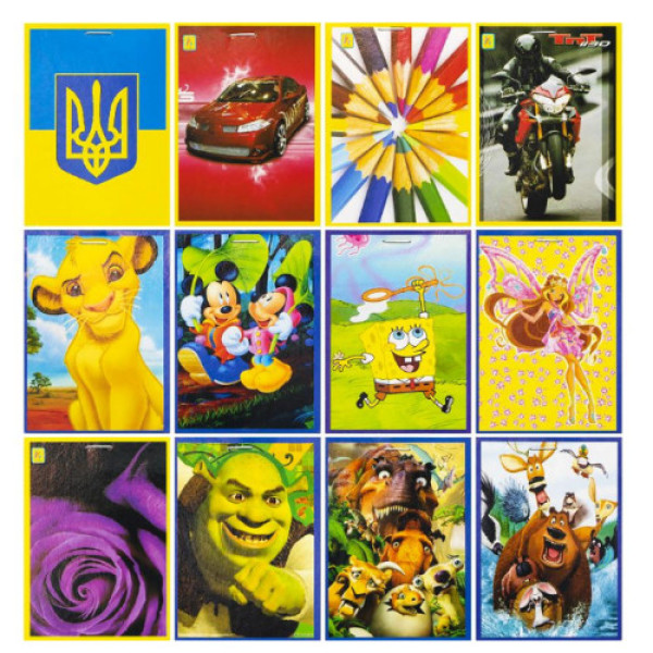 Блокнот А7 "Коленкор" 30 аркушів, скоба