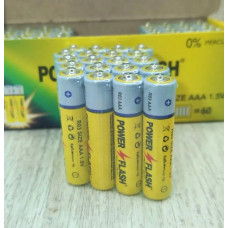 Батарейка AAA Power Flash жовта сольова LR03 1шт