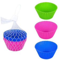 Форма для кексів силікон маленька 7*3см 1шт