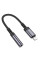 Перехідник Borofone BV24 iP to AUX 3.5mm (female) 15cm (Сiрий)