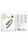 Перехідник Borofone BV24 iP to AUX 3.5mm (female) 15cm (Сiрий)