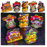 Декор з LED-підсвіткою на Halloween 26*17*1см 601-1