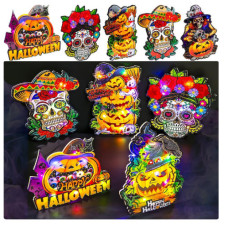 Декор з LED-підсвіткою на Halloween 26*17*1см 601-1