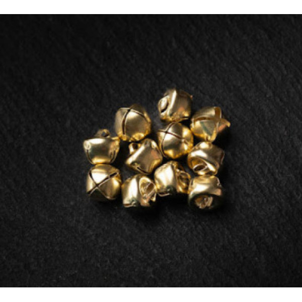 Брязкальце дзвіночки золото 12мм 10шт/уп