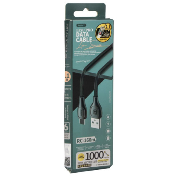 Кабель Remax RC-160m Lesu Pro Micro USB