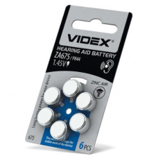 Батарейка Videx ZА675 1.45В 1шт.