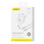 Мережевий Зарядний Пристрій Foneng Max40-EU USB-C GaN Charger (60W) Type-C to Type-C білий
