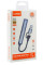 USB Hub LDNIO DS-64U USB-A+Type-C To USB3.0*1+USB2.0*3 (Сiрий)