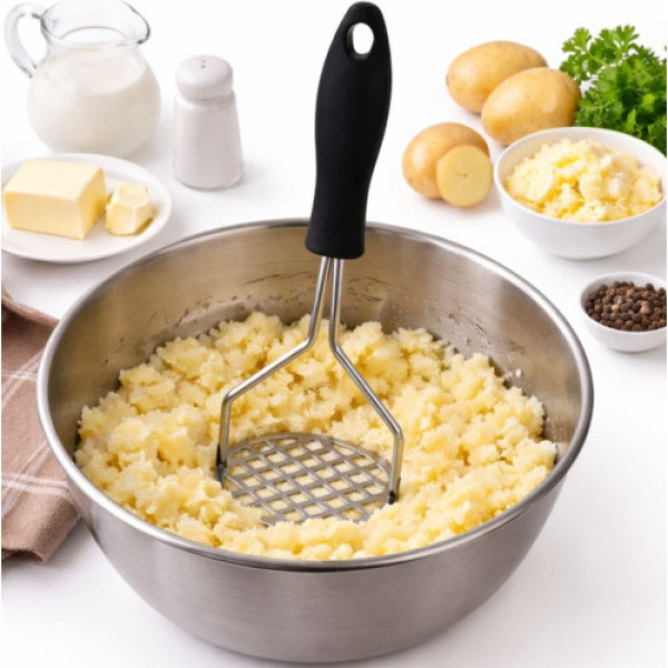 Толкушка №ТМ-24 метал з пл.ручкою (25545)