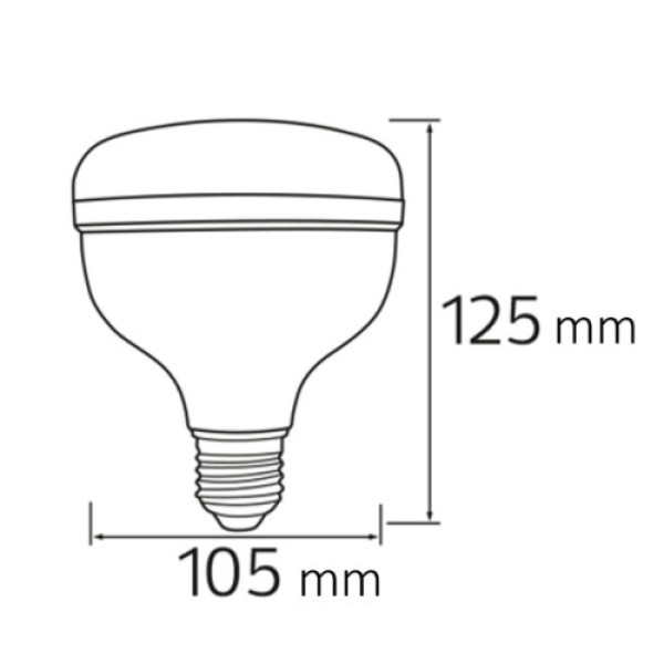 LED Лампа 30W Е27 6400К CRYSTAL-30 HOROZ