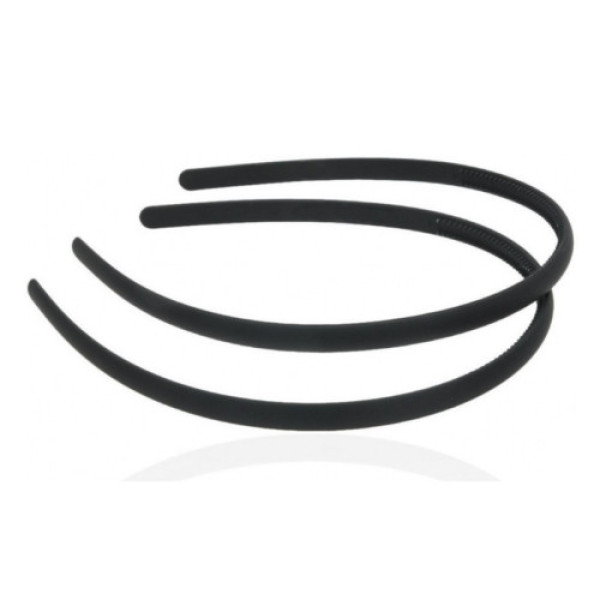 Обруч для волосся пластиковий 0,8см мат/глянець 8411