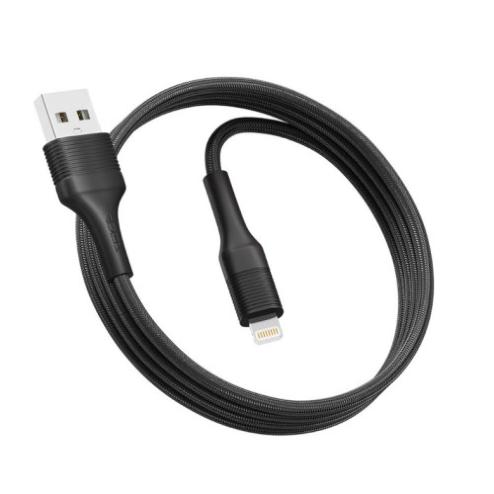 Кабель USB Ridea RC-M132 Fila 12W Lightning (Чорний)