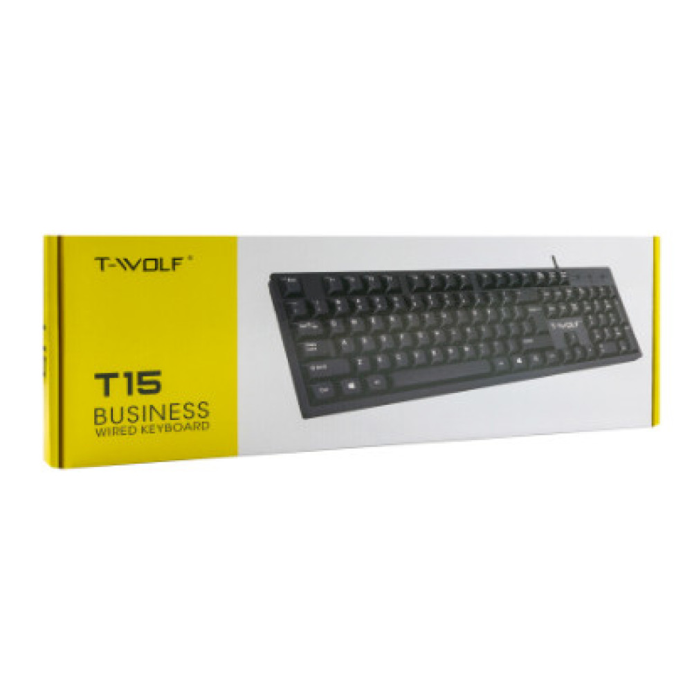 Клавіатура TWolf T15 (Чорна)