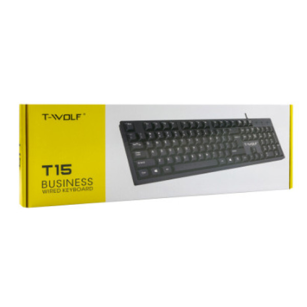 Клавіатура TWolf T15 (Чорна)