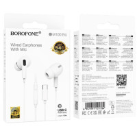 Навушники Borofone BM100 Pro Type-C (Бiлий)