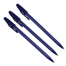 Ручка кулькова 555 синя полосата 23828/AH-555 07167