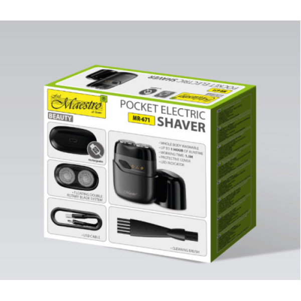 Кишенькова електробритва Maestro MR-671